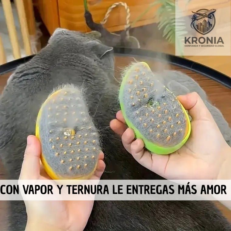 🐾Cepillo Vapor Multifuncional De Mascota