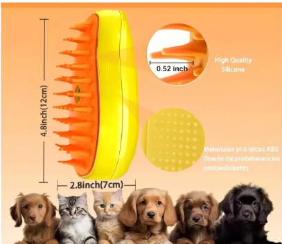 🐾 Cepillo de Vapor para Mascotas: Un aseo más cómodo, práctico y delicado