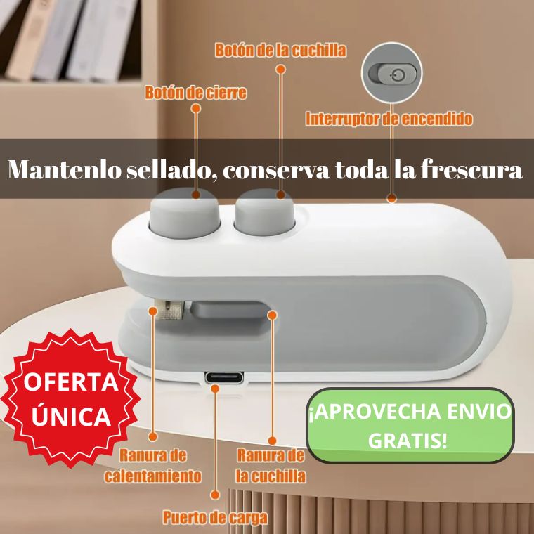 ⭐ Mini Selladora De Bolsas Recargable