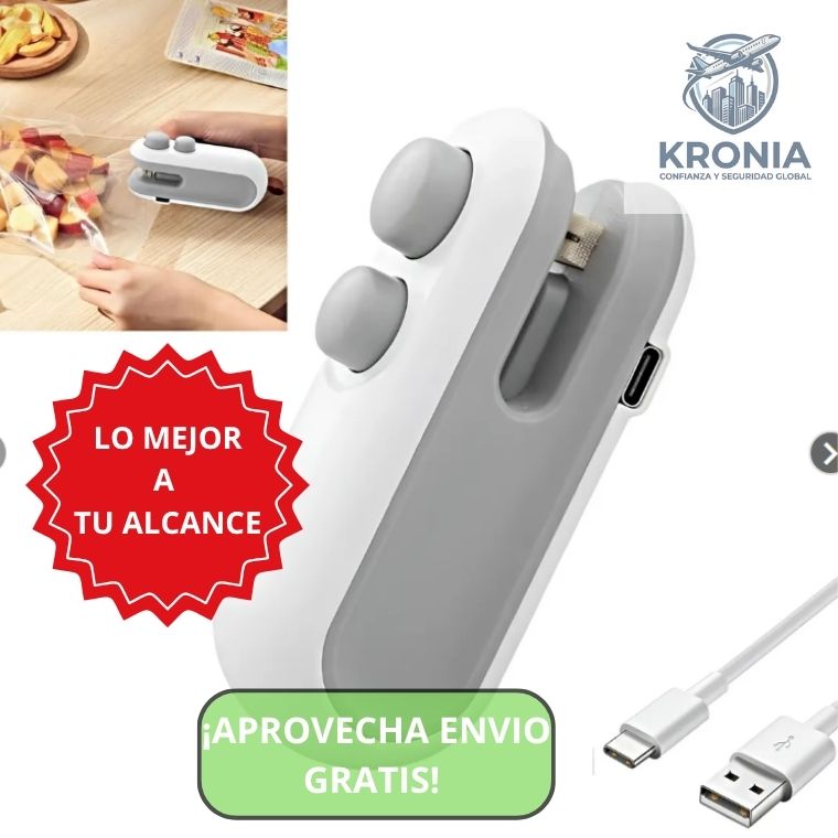 ⭐ Mini Selladora De Bolsas Recargable